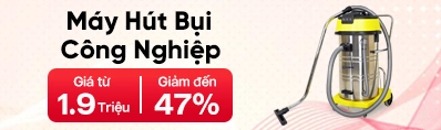 banner siêu sale máy hút bụi công nghiệp