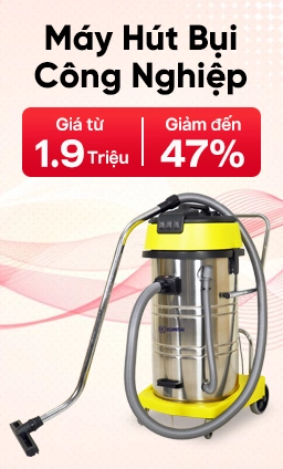 banner siêu sale máy hút bụi công nghiệp